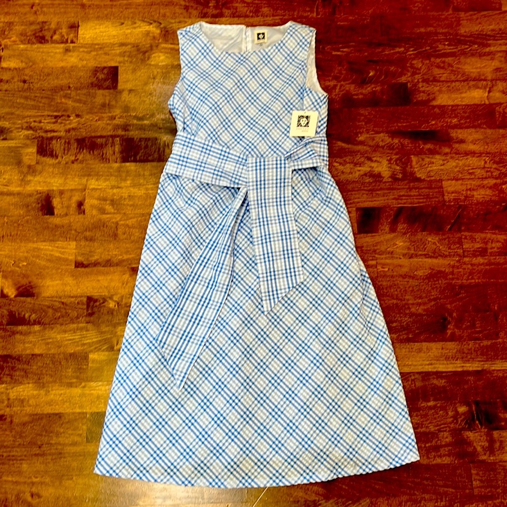 NWT Gingham Anne Klein Dress, Size 6